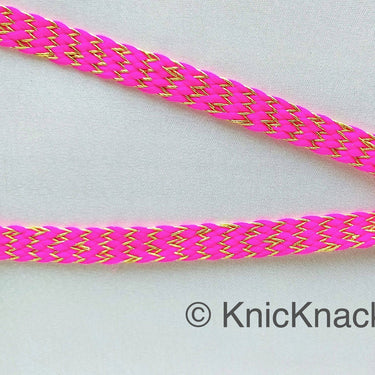 Pink Braid Trim, Approx. 8mm wide, Upholstery Trim